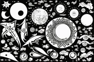 Eclipse tattoo idea