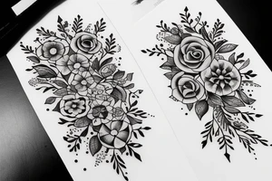 Flectere si nequeo superos, Acheronta moveba with flowers and stars tattoo idea