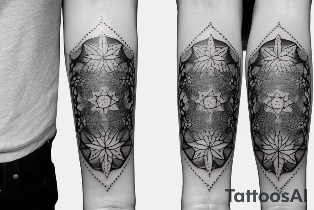 Flectere si nequeo superos, Acheronta moveba with flowers and stars tattoo idea