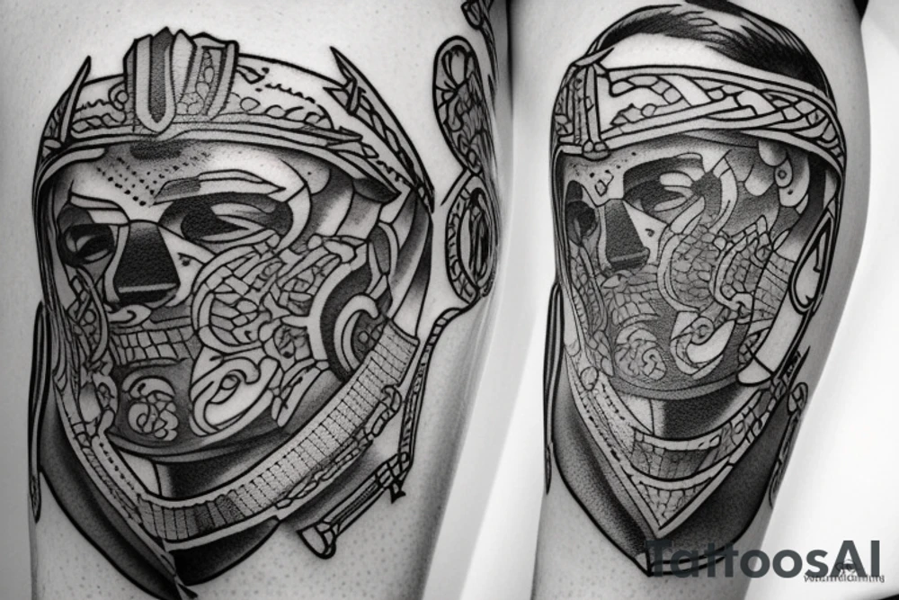 Gladiator in arena consilium capit. tattoo idea