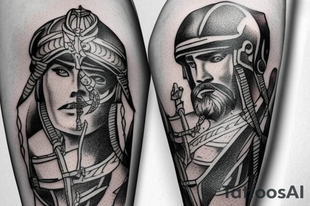 Gladiator in arena consilium capit. tattoo idea