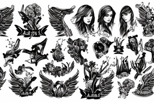 Ak47 angel tattoo idea