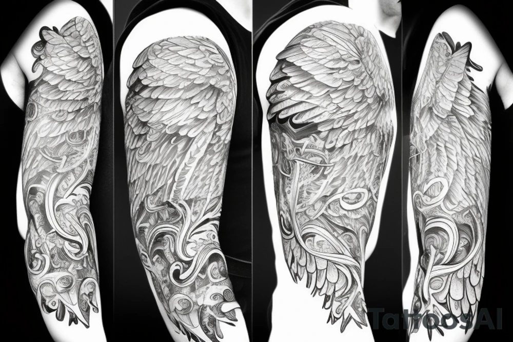 Ak47 angel tattoo idea