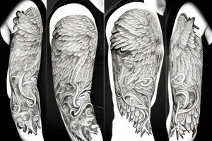 Ak47 angel tattoo idea