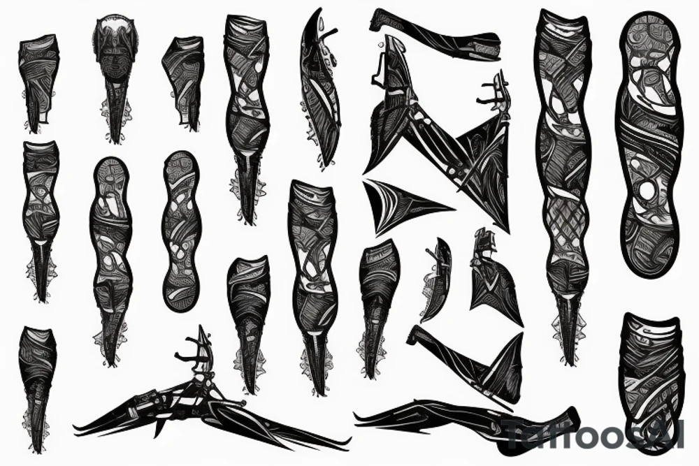 A mountain biker conquering a trail of binary code tattoo idea A mountain biker conquering a trail of binary code tattoo idea