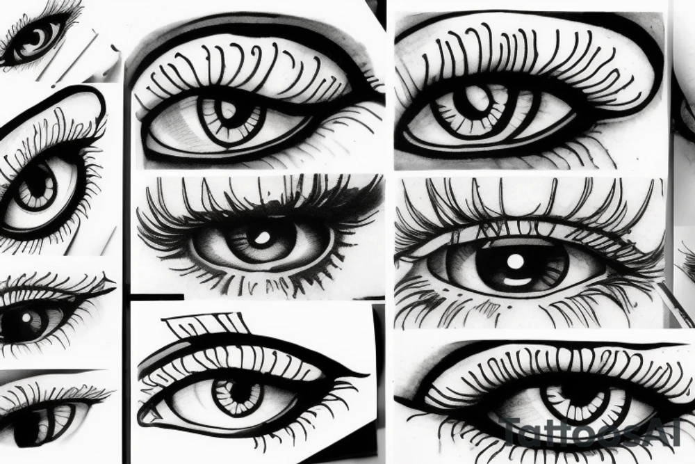 eyes tattoo idea