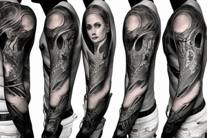 shoulder armor tattoo tattoo idea