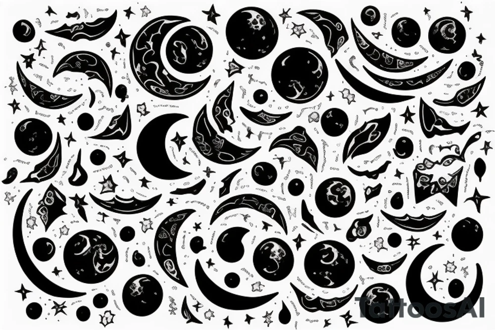 a Moon tattoo idea