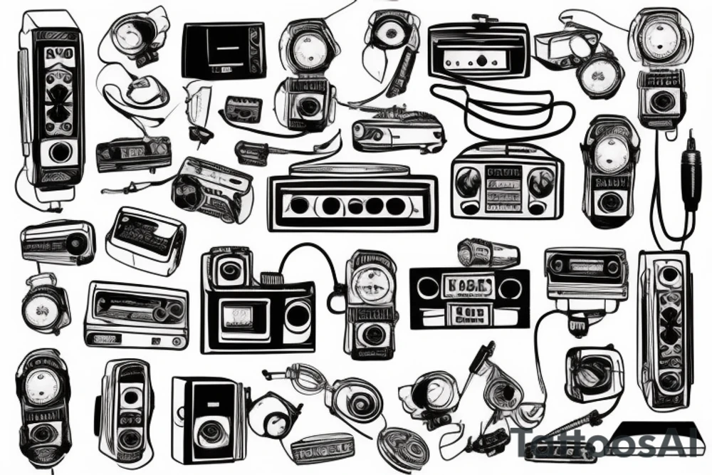 small town radio tattoo idea