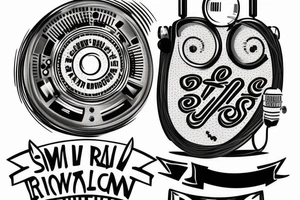 small town radio tattoo idea