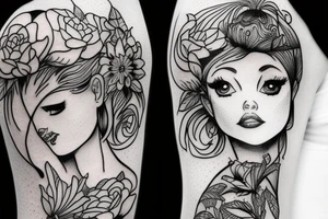 Pixie fairy tattoo idea