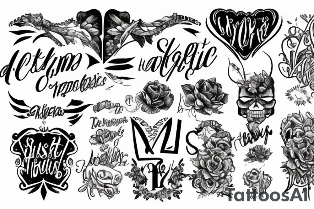 S T R tattoo idea