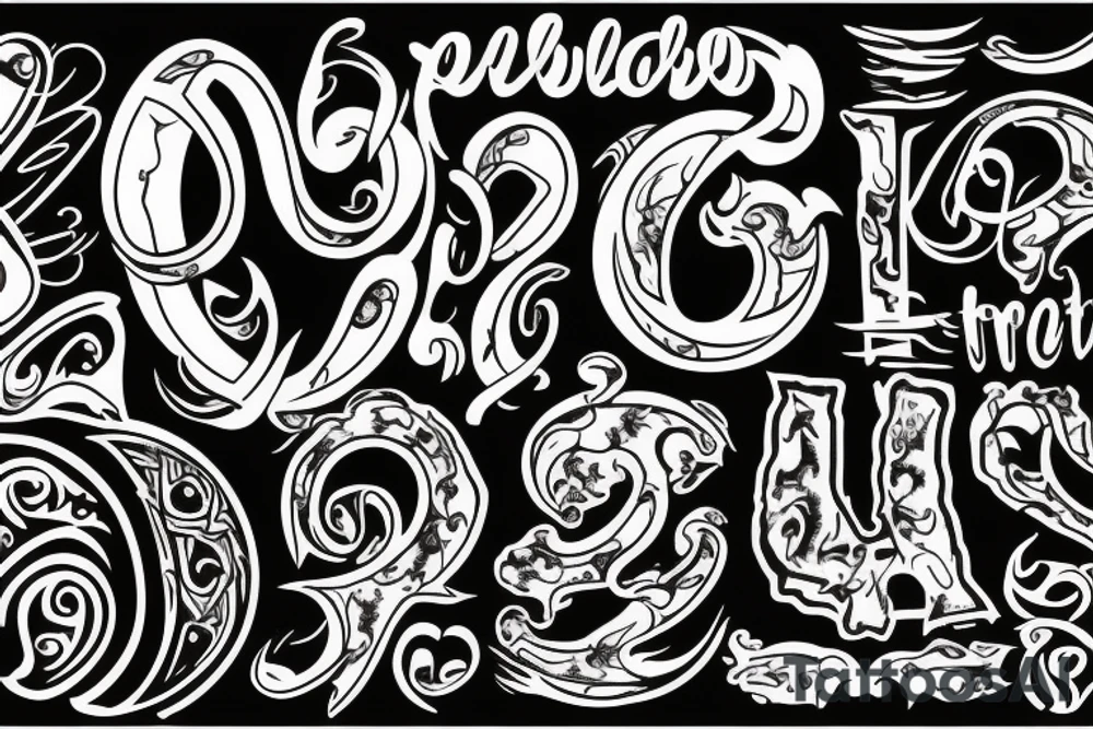 S T R tattoo idea