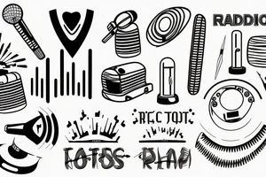 radio waves tattoo idea