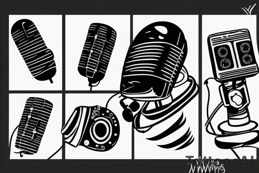 radio waves tattoo idea