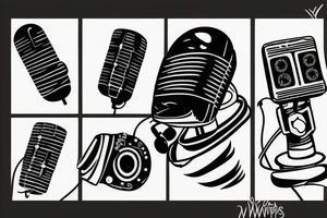 radio waves tattoo idea