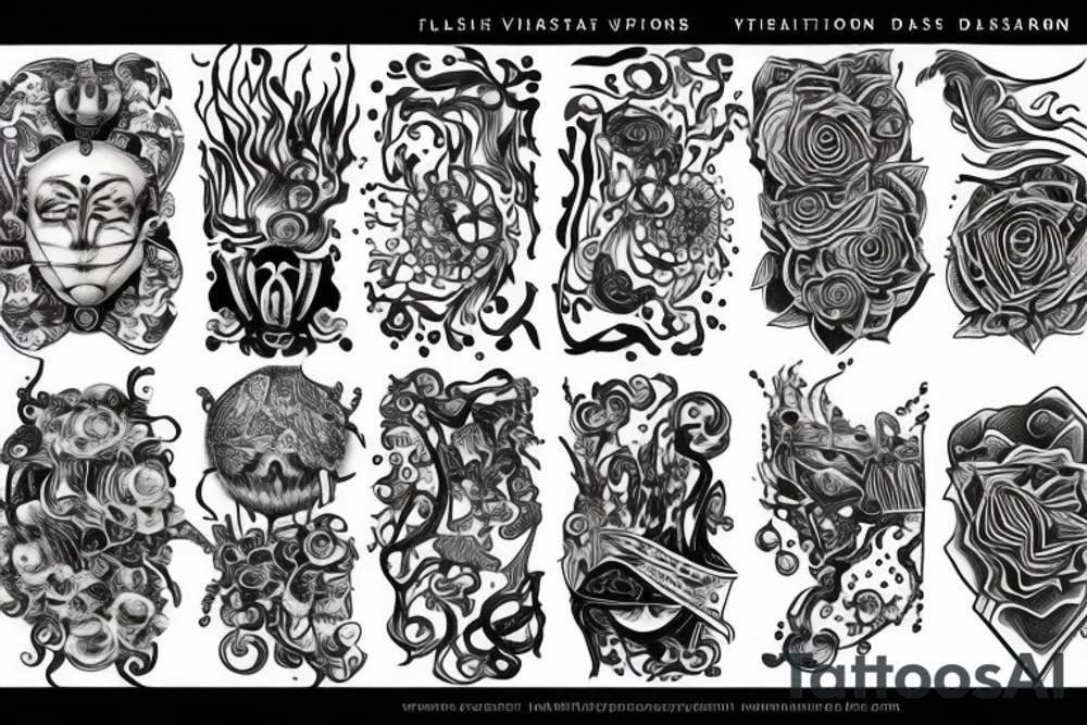 vibration tattoo idea