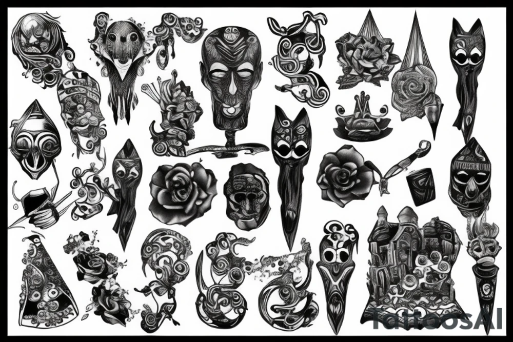 village tattoo idea