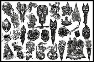 village tattoo idea