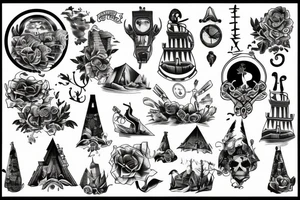 village town tattoo idea