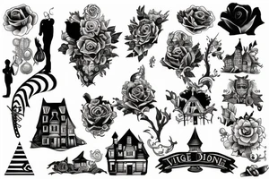 village town tattoo idea