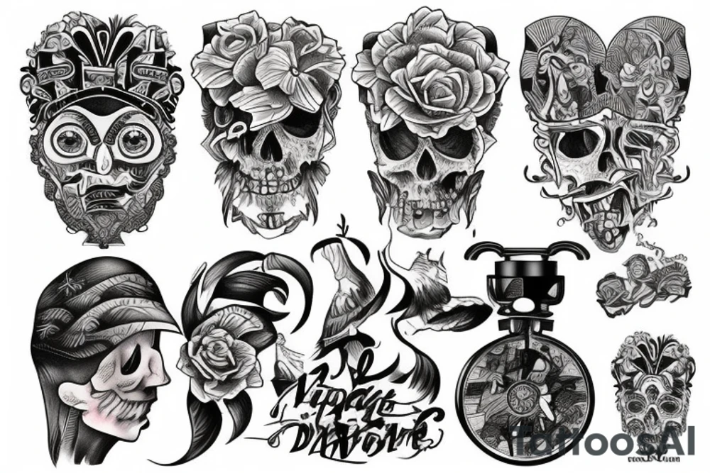 village town tattoo idea