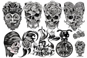 village town tattoo idea