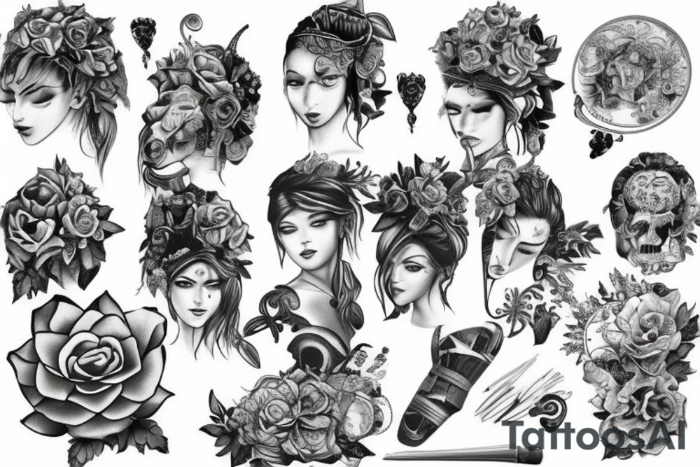 village town tattoo idea