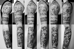 village town tattoo idea