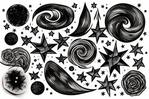 starry night tattoo idea
