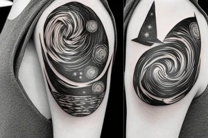 starry night tattoo idea