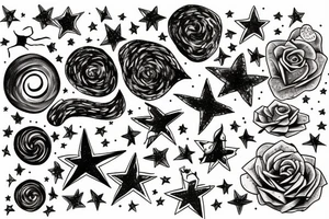 starry night tattoo idea