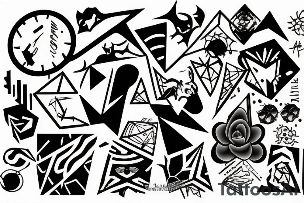 Depression and overcoming it tattoo idea