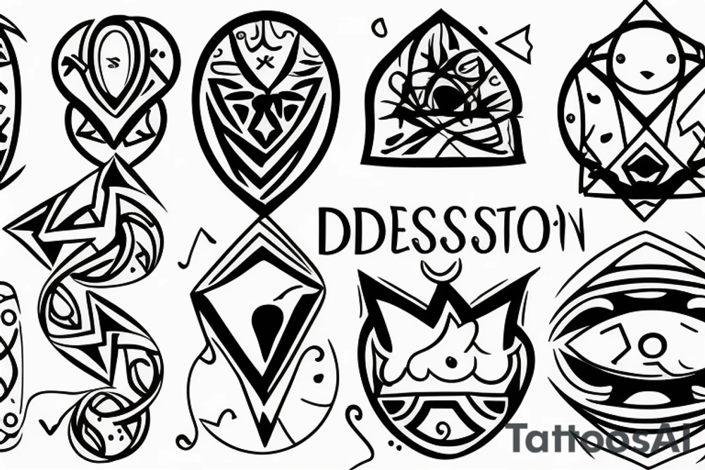 Depression and overcoming it tattoo idea