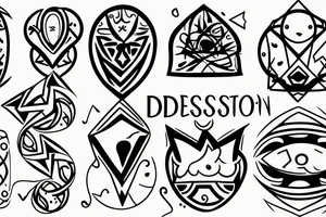 Depression and overcoming it tattoo idea