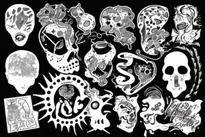 Depression and overcoming it tattoo idea