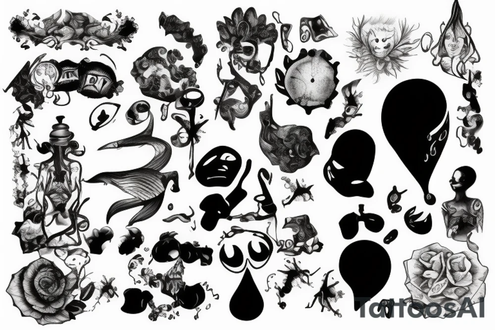 Depression and overcoming it tattoo idea