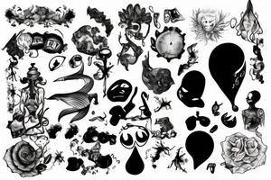 Depression and overcoming it tattoo idea