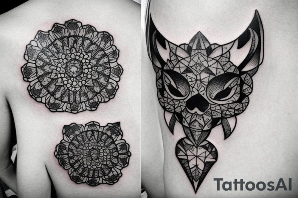Чорний кіт tattoo idea