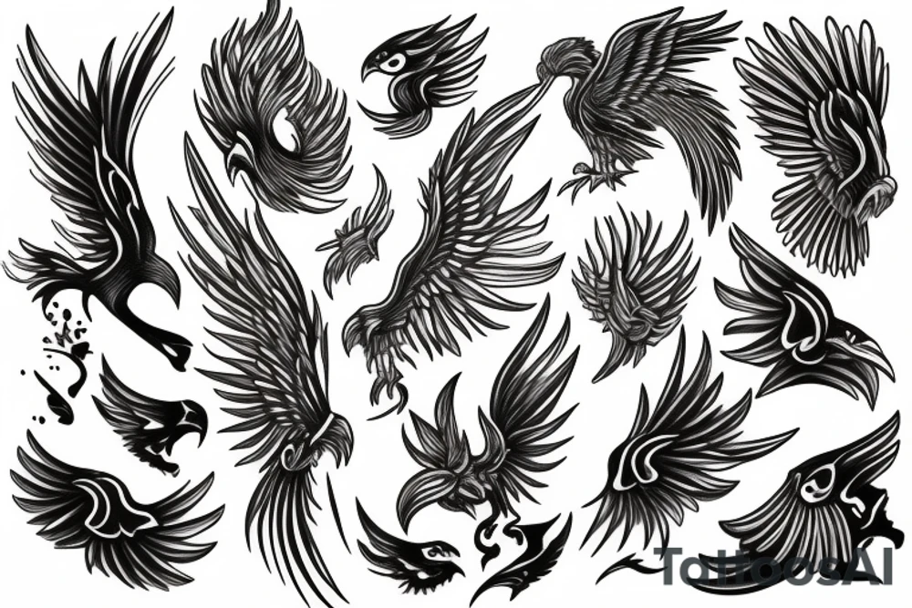 Phoenix tattoo idea