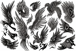 Phoenix tattoo idea