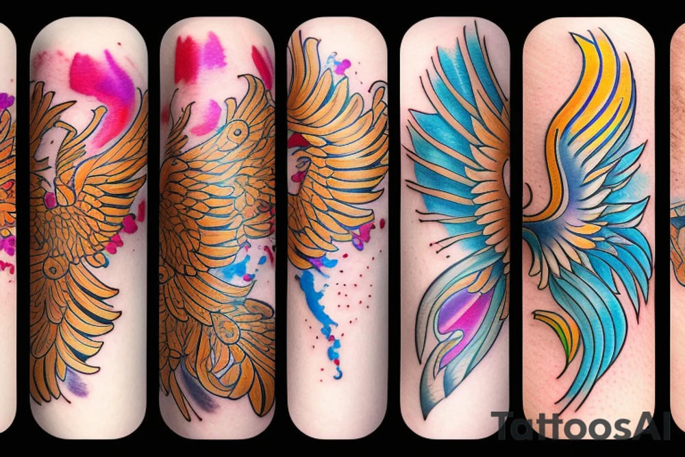Phoenix tattoo idea