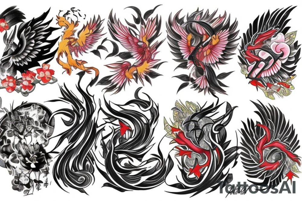 Phoenix tattoo idea