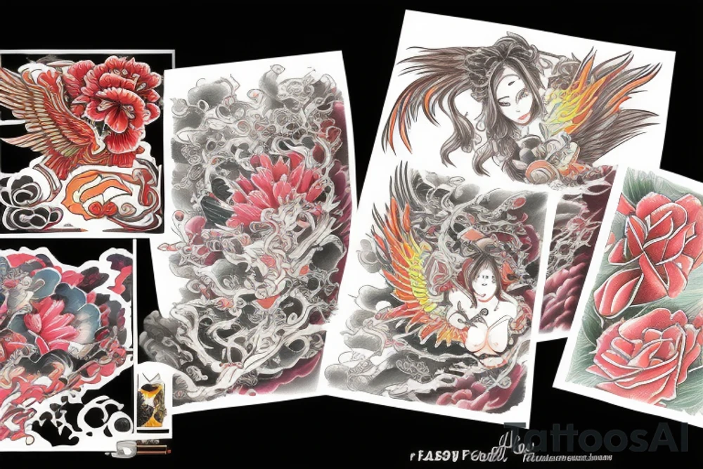 Phoenix tattoo idea