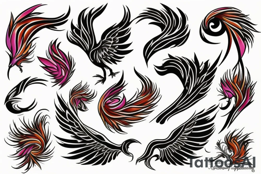 Phoenix tattoo idea