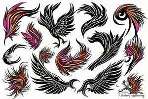 Phoenix tattoo idea