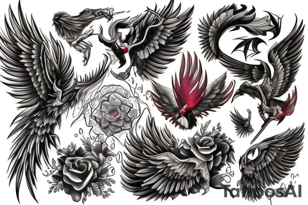 Phoenix tattoo idea