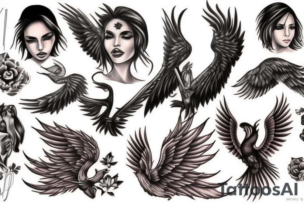 Phoenix tattoo idea