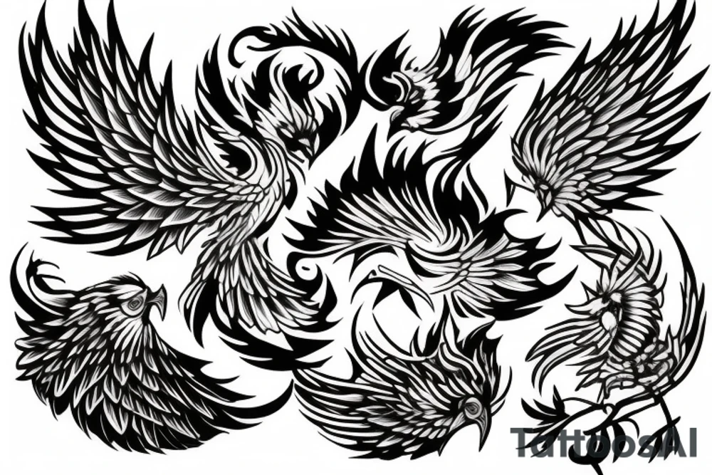 Phoenix tattoo idea