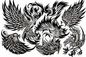 Phoenix tattoo idea